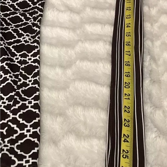 Etcetera Women’s  Retro Style Geometric Brown & White Print Dress Size 2 - Picture 11 of 12